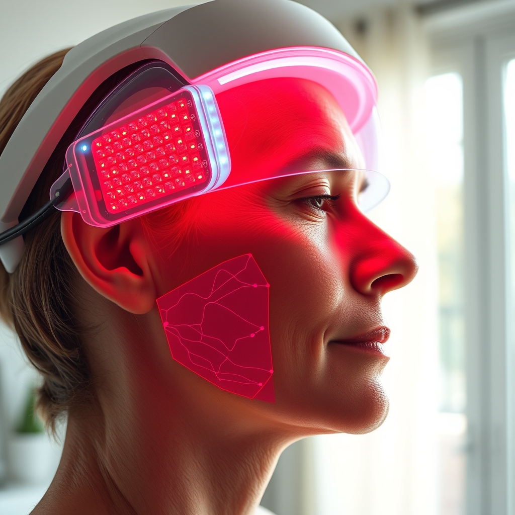 red light therapy mask - Illustration 2