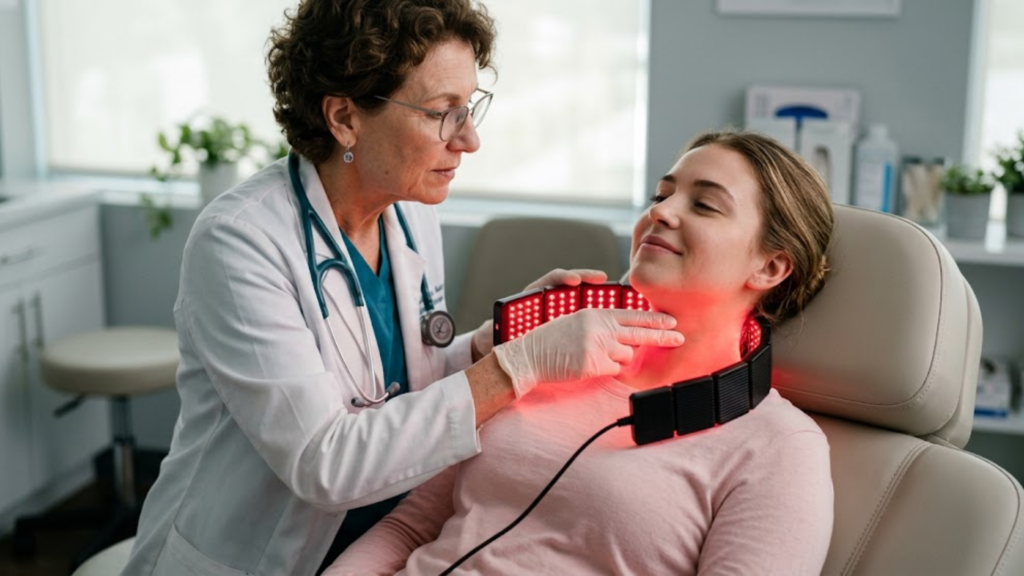 Red Light Therapy for Thyroid: 7 Amazing Ways to Restore Thyroid Function — Proven Guide 2 Untitled design 2026 06 19T172353.063 1 PainReliefLight