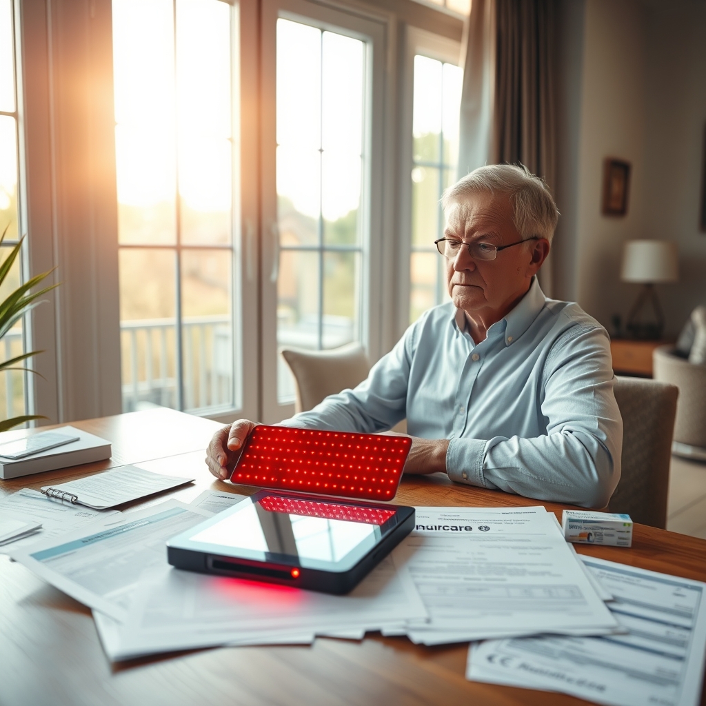 red light therapy device covered by insurance - Illustration 1
