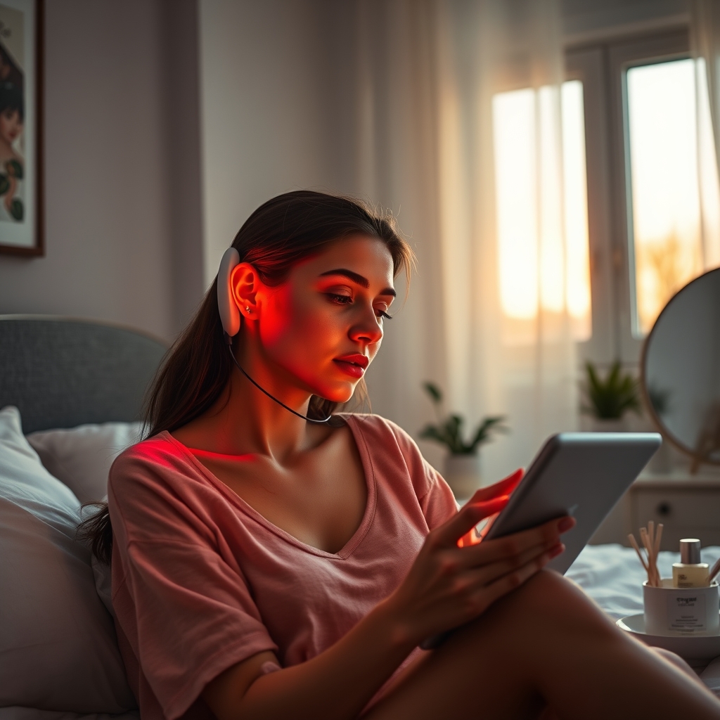 red light therapy for acne scars - Illustration 1