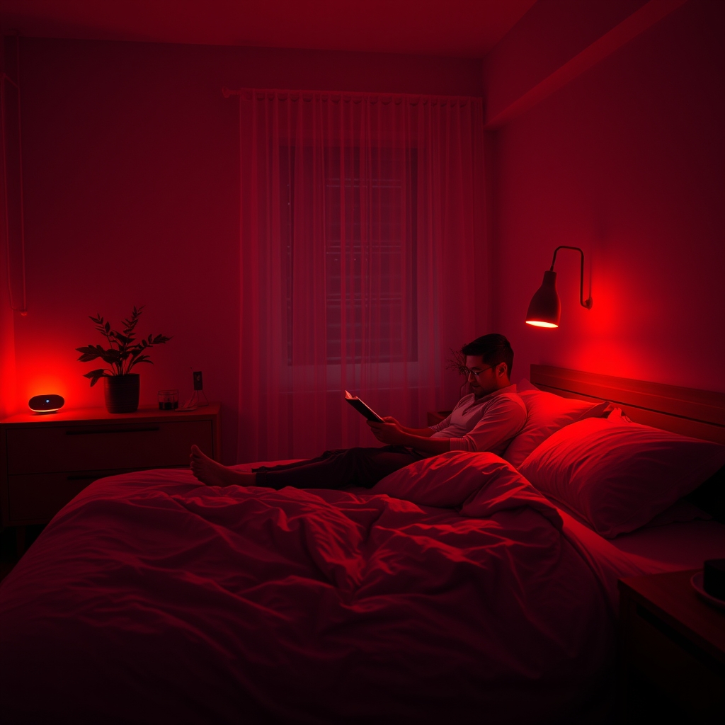 Red Light Therapy Sleep: 7 Amazing Ways to Fall Asleep Faster (Proven Guide) 1 red light therapy sleep - Illustration 1